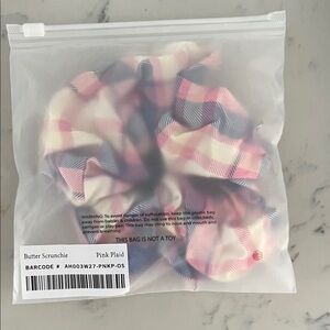 dairy boy country check Scrunchie